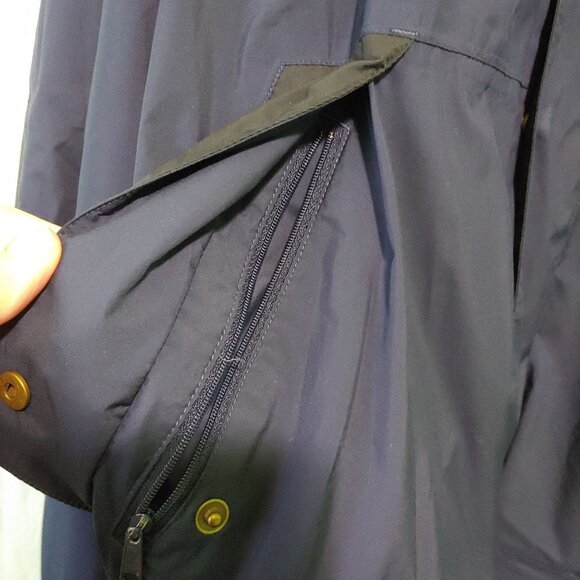 DryJoys by FootJoy men's jacket blue black Size Large windbreaker - Picture 11 of 13